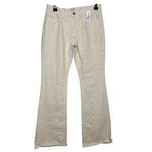 Pacsun x J Galt NEW Cream Bone Bootcut‎ Jeans Small